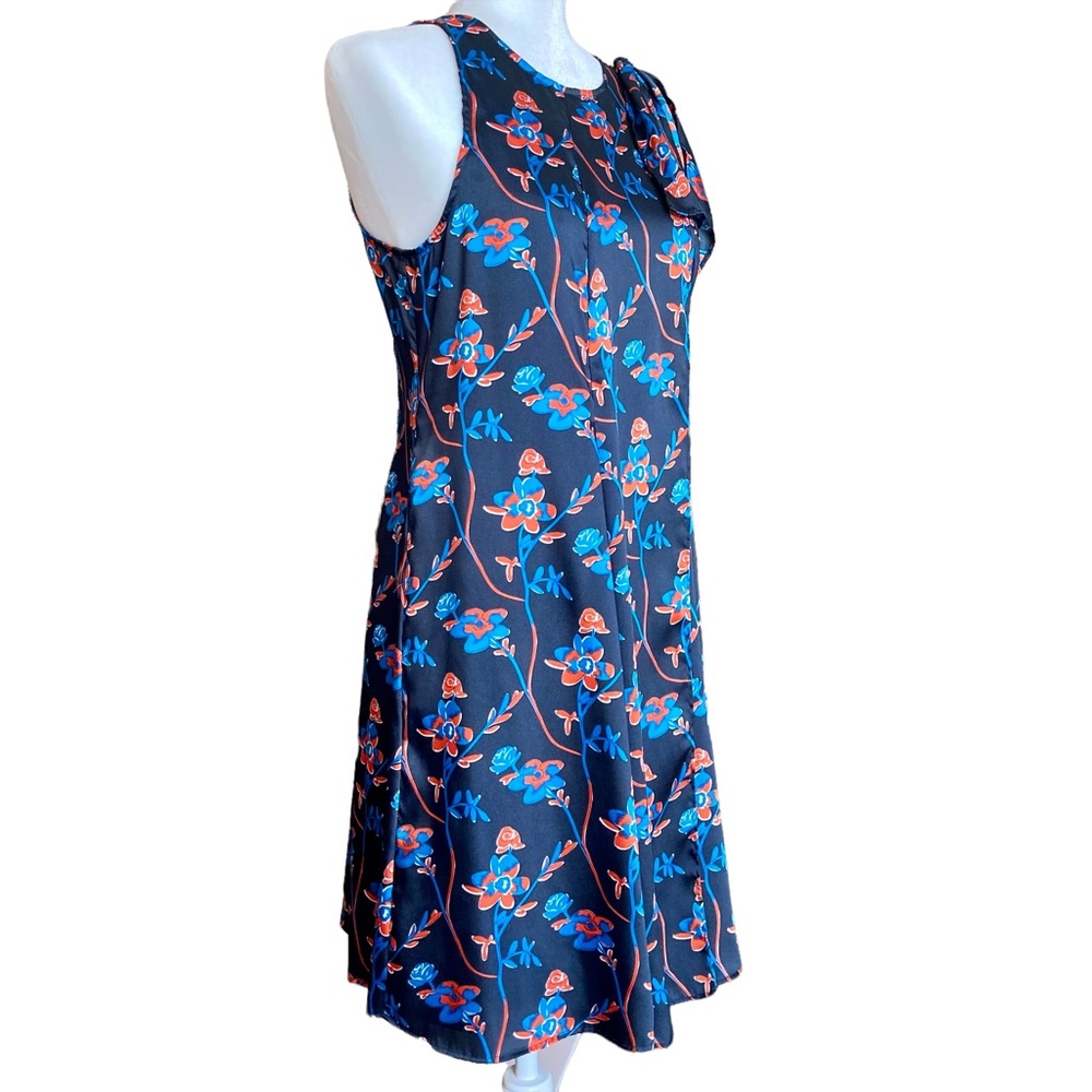 Thakoon Collection floral dress black daisy printed mini dress - Sz 4 - Picture 7 of 16